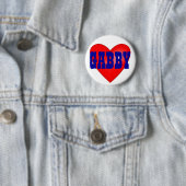 Badge Rond 5 Cm Giffords bavard 2012 (En situation)