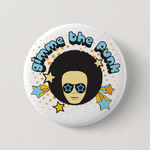 Badge Rond 5 Cm Gimme le bouton de trouille