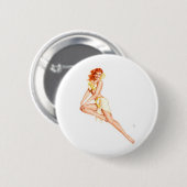 Badge Rond 5 Cm Gingembre (Devant & derrière)