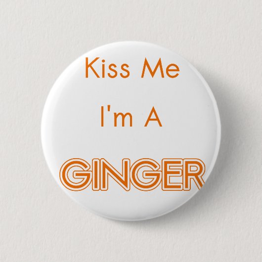 BADGE ROND 5 CM GINGEMBRE (Devant)