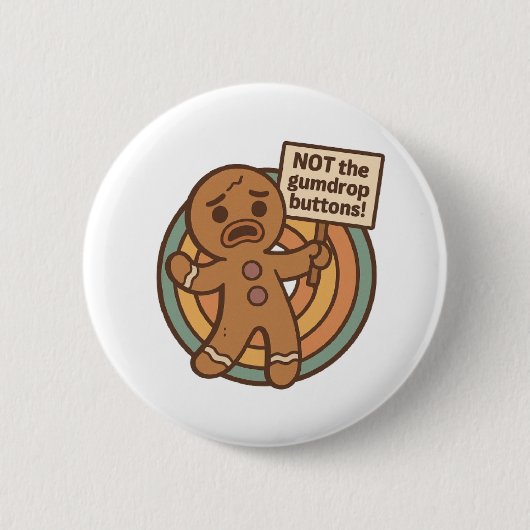 Badge Rond 5 Cm Gingy Christmas Button Pin (Devant)