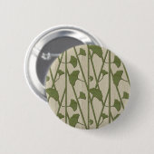 Badge Rond 5 Cm ginkgo biloba (Devant & derrière)