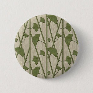 Badge Rond 5 Cm ginkgo biloba