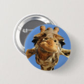 Badge Rond 5 Cm Girafe (Devant & derrière)