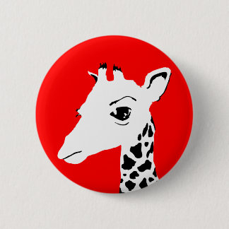 Badge Rond 5 Cm girafe