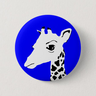 Badge Rond 5 Cm girafe