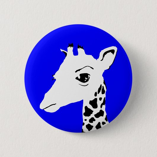 Badge Rond 5 Cm girafe (Devant)