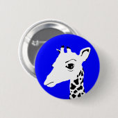 Badge Rond 5 Cm girafe (Devant & derrière)