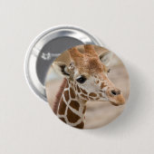 Badge Rond 5 Cm girafe (Devant & derrière)