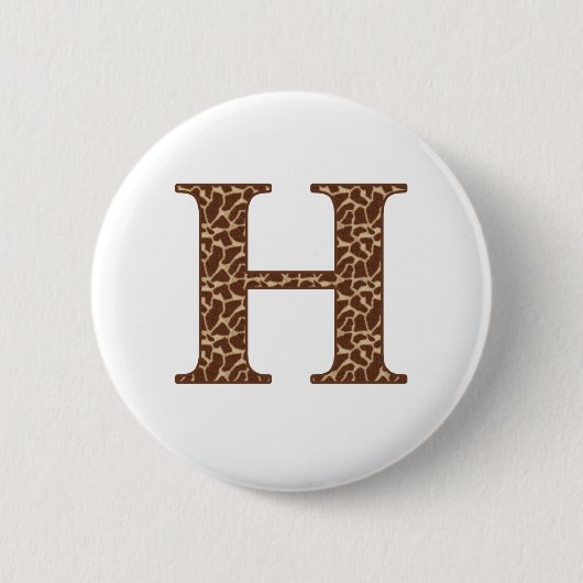 Badge Rond 5 Cm girafe-h (Devant)