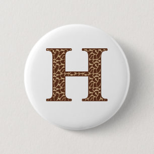 Badge Rond 5 Cm girafe-h