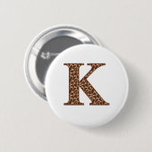 Badge Rond 5 Cm Girafe K (Devant & derrière)