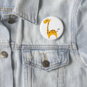 Badge Rond 5 Cm Giraffe (En situation)