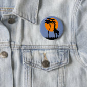 Badge Rond 5 Cm Giraffe (En situation)