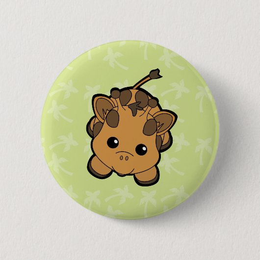 Badge Rond 5 Cm Giraffe Cutie bébé (Devant)