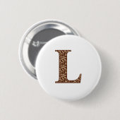 Badge Rond 5 Cm Giraffe L (Devant & derrière)