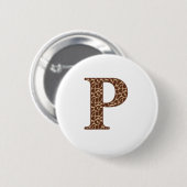 Badge Rond 5 Cm Giraffe P (Devant & derrière)