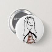 Badge Rond 5 Cm girl3 (Devant & derrière)
