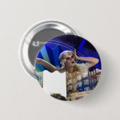 Badge Rond 5 Cm Girl pin (Devant & derrière)