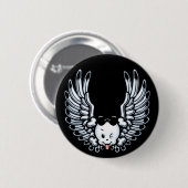 Badge Rond 5 Cm Girlwing (Devant & derrière)