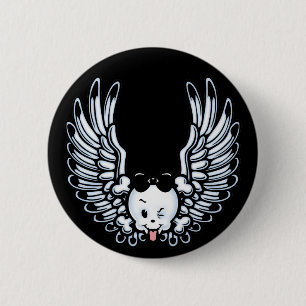 Badge Rond 5 Cm Girlwing