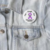 Badge Rond 5 Cm GIST Cancer Hope Force Love (En situation)