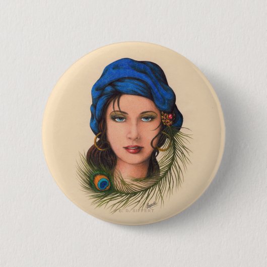 Badge Rond 5 Cm Gitan (Devant)