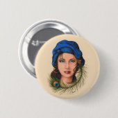 Badge Rond 5 Cm Gitan (Devant & derrière)