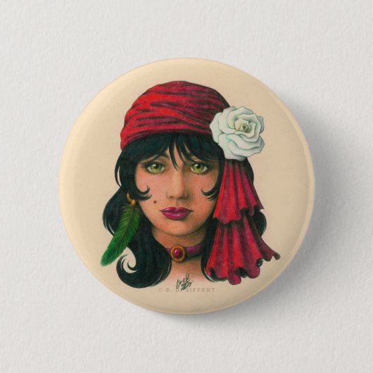 Badge Rond 5 Cm Gitan II (Devant)