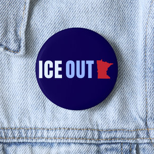 Badge Rond 5 Cm Glacé anti Trump