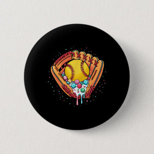Badge Rond 5 Cm Glace Dégoulinante Softll Choses Softll Dégoulinan