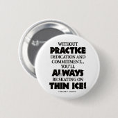 BADGE ROND 5 CM GLACE MINCE (Devant & derrière)