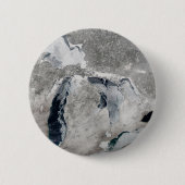 Badge Rond 5 Cm Glace Sur Les Grands Lacs, États-Unis. (Devant)