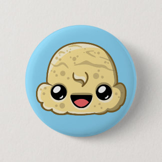Badge Rond 5 Cm Glace Vanille - Ice Cream Jump