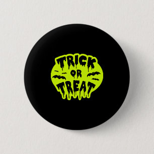 Badge Rond 5 Cm Gladditudes Trick ou Treat Halloween
