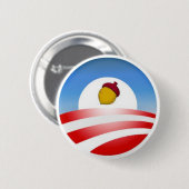 Badge Rond 5 Cm Gland d'Obama (Devant & derrière)