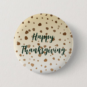 Badge Rond 5 Cm Glands de Thanksgiving