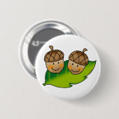 Badge Rond 5 Cm glands mignons (Devant & derrière)