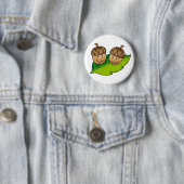 Badge Rond 5 Cm glands mignons (En situation)