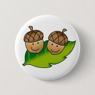 Badge Rond 5 Cm glands mignons