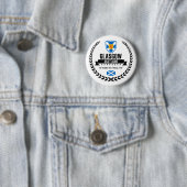 Badge Rond 5 Cm Glasgow (En situation)