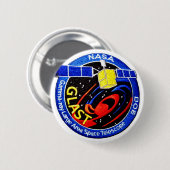 Badge Rond 5 Cm GLAST - Logo de programme de DAINE (Devant & derrière)