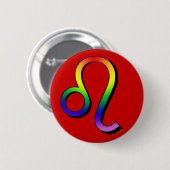 Badge Rond 5 Cm GLBT Lion (Devant & derrière)