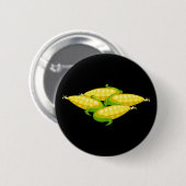 Badge Rond 5 Cm Glitch maïs alimentaire (Devant & derrière)