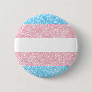 Badge Rond 5 Cm Glitter transgenre pride