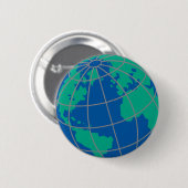 Badge Rond 5 Cm Globe (Devant & derrière)