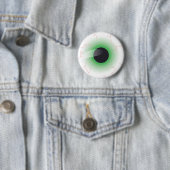 Badge Rond 5 Cm Globe oculaire (En situation)
