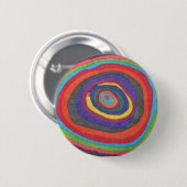 Badge Rond 5 Cm Globe oculaire 2 (Devant & derrière)