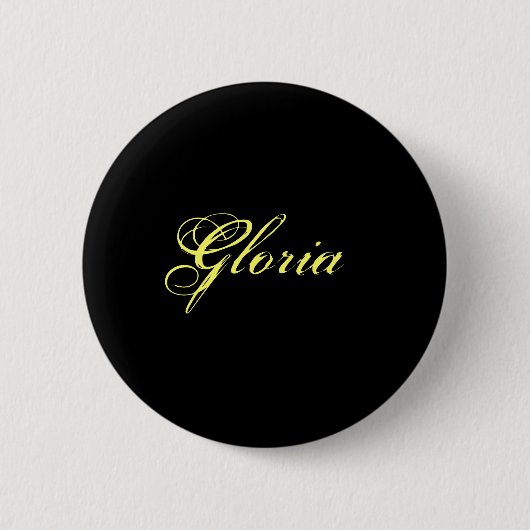 Badge Rond 5 Cm Gloria (Devant)