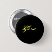 Badge Rond 5 Cm Gloria (Devant & derrière)